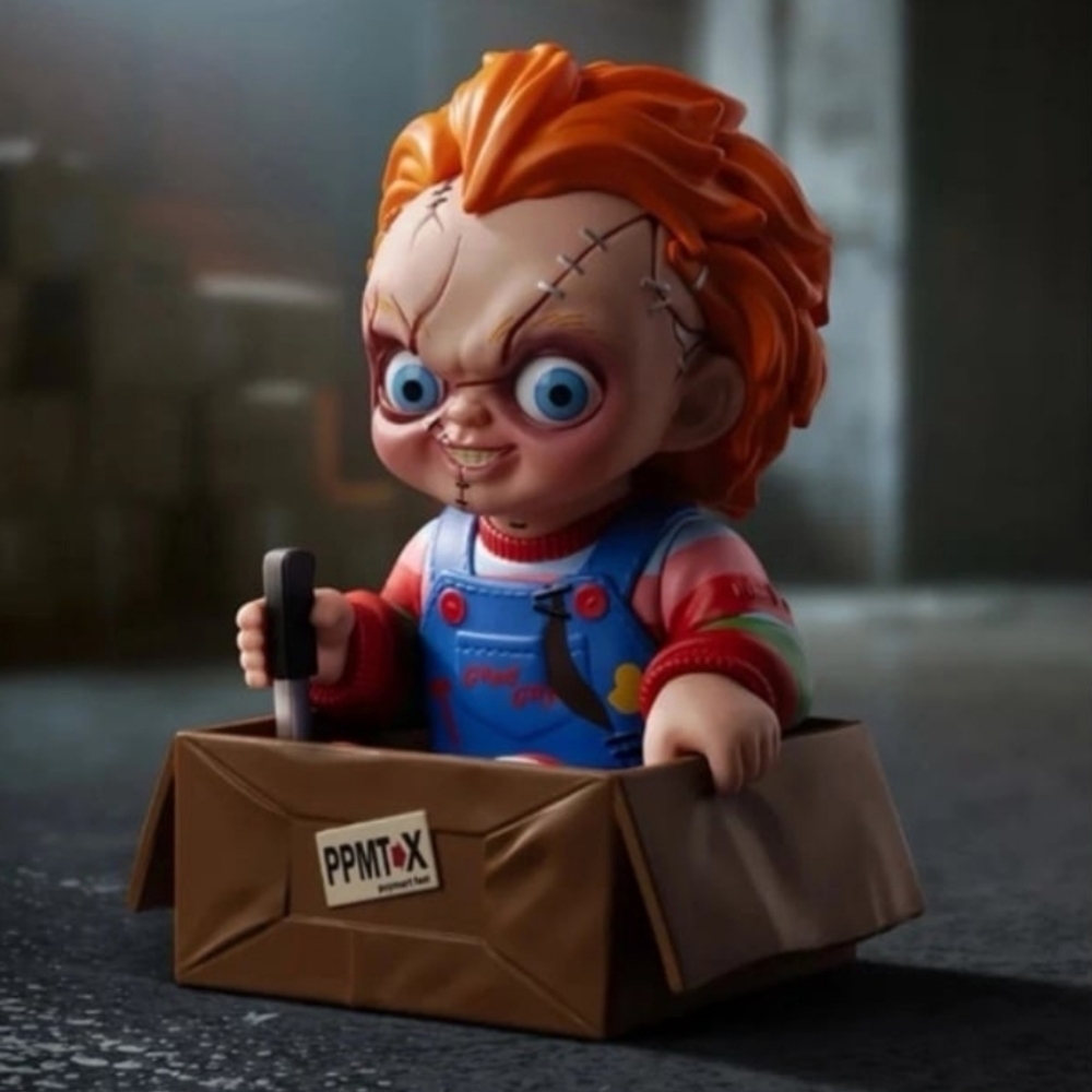 Adidas Chucky Action Figure - Red and Blue
